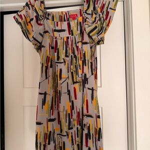 Elle Multicolor Abstract Dress